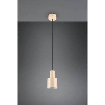 Trio lights Agudo pendant light beige, 1-light source