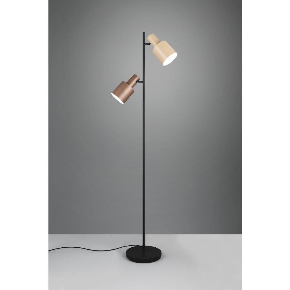 Trio lights Agudo floor lamp colourful, 2-light sources