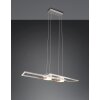 Trio lights ALBANY pendant light LED matt nickel, 1-light source, Remote control