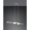 Trio lights ALBANY pendant light LED matt nickel, 1-light source, Remote control