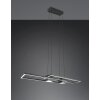 Trio lights ALBANY pendant light LED black, 1-light source, Remote control