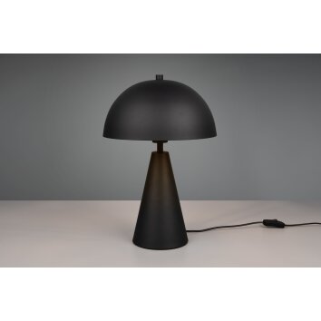 Mushroom Lamp  Trio lights Alfie table lamp black, 1-light source