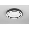 Reality lights Arco ceiling light LED black, 1-light source, Remote control, Colour changer