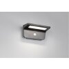 Reality lights Atico wall light LED black, 1-light source, Motion sensor