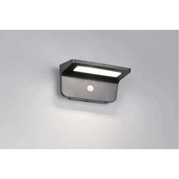 Reality lights Atico wall light LED black, 1-light source, Motion sensor