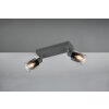 Reality lights Cadiz ceiling spotlight anthracite, 2-light sources