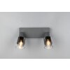 Reality lights Cadiz ceiling spotlight anthracite, 2-light sources