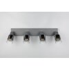 Reality lights Cadiz ceiling spotlight anthracite, 4-light sources