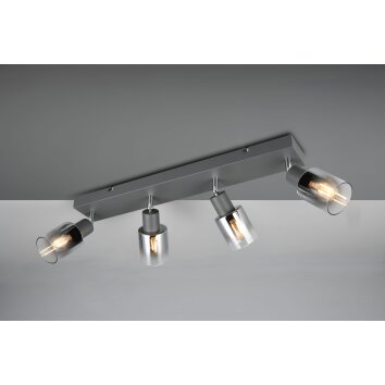 Reality lights Cadiz ceiling spotlight anthracite, 4-light sources