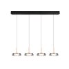 Trio lights Celeste pendant light LED black, 1-light source