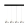 Trio lights Celeste pendant light LED black, 1-light source