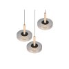 Trio lights Celeste pendant light LED black, 1-light source