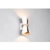 Trio lights Coat wall light white, 2-light sources