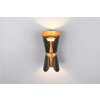 Trio lights Coat wall light black-gold, 2-light sources