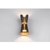 Trio lights Coat wall light black-gold, 2-light sources