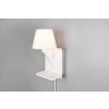 Trio lights Comfort wall light white, 1-light source