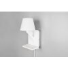 Trio lights Comfort wall light white, 1-light source