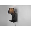 Trio lights Comfort wall light black, 1-light source