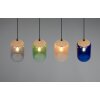 Trio lights Cork pendant light black, 4-light sources