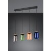 Trio lights Cork pendant light black, 4-light sources