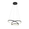 Trio lights Darvin pendant light LED black, 1-light source