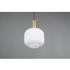 Trio lights Diva pendant light brass, 1-light source