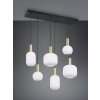 Trio lights Diva pendant light brass, 6-light sources