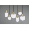 Trio lights Diva pendant light brass, 6-light sources