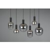 Trio lights Diva pendant light black, 6-light sources