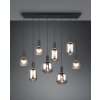 Trio lights Diva pendant light black, 8-light sources