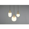 Trio lights Diva pendant light brass, 3-light sources