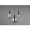 Trio lights Diva pendant light black, 3-light sources