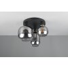 Trio lights Diva ceiling light black, 3-light sources