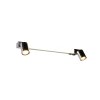 Trio lights Enrico wall light LED chrome, 3-light sources