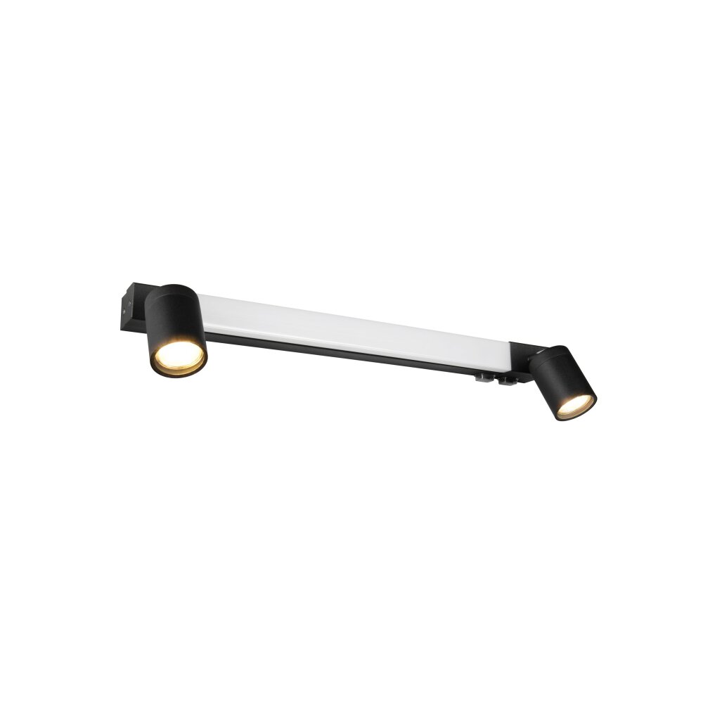 Trio lights Enrico wall light LED black, 3-light sources