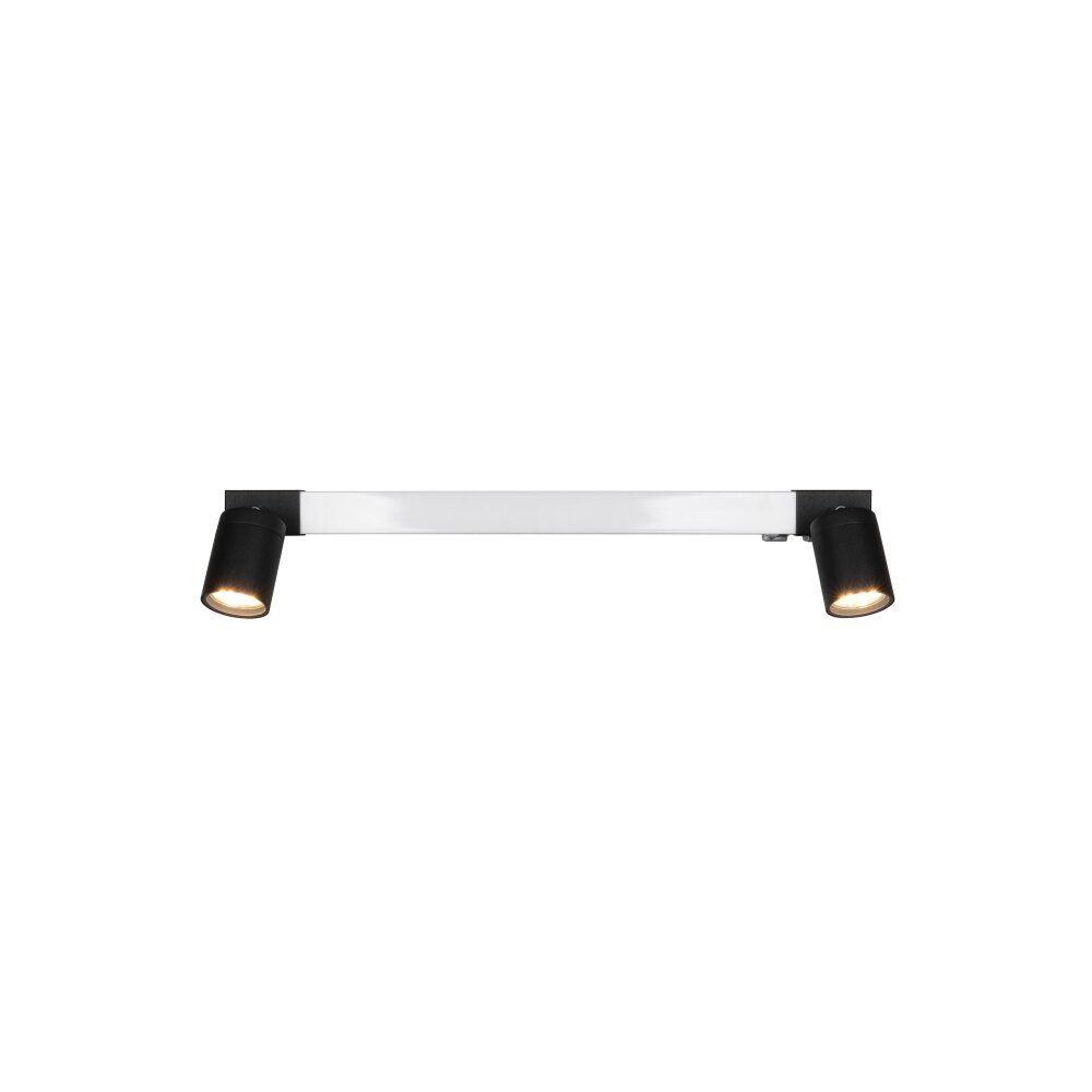 Trio lights Enrico wall light LED black, 3-light sources