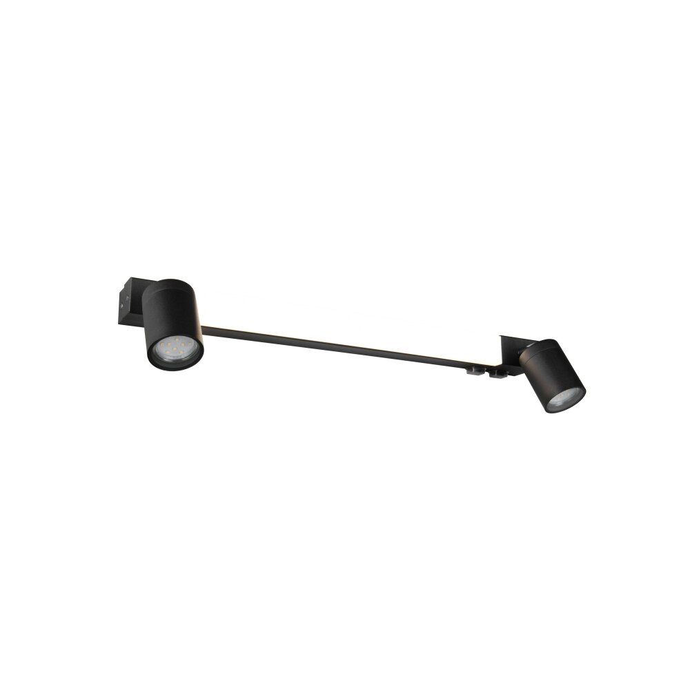 Trio lights Enrico wall light LED black, 3-light sources