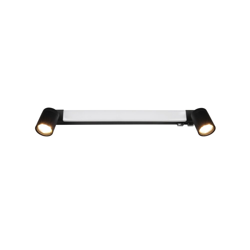 Trio lights Enrico wall light LED black, 3-light sources