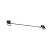 Trio lights Enrico wall light LED black, 3-light sources