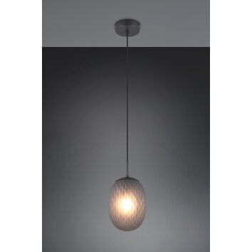 Trio lights Facette pendant light black, 1-light source