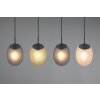 Trio lights Facette pendant light black, 4-light sources