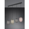 Trio lights Facette pendant light black, 4-light sources