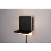 Trio lights Fairfield wall light LED black, 1-light source