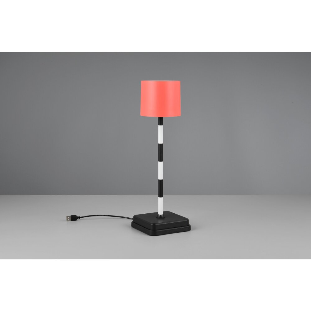 Reality lights Fernandez table lamp LED red, 1-light source