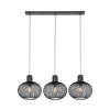 Trio lights GILA pendant light black, 3-light sources