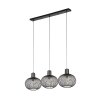 Trio lights GILA pendant light black, 3-light sources