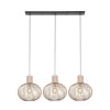 Trio lights GILA pendant light beige, 3-light sources