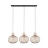 Trio lights GILA pendant light beige, 3-light sources