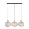 Trio lights GILA pendant light beige, 3-light sources