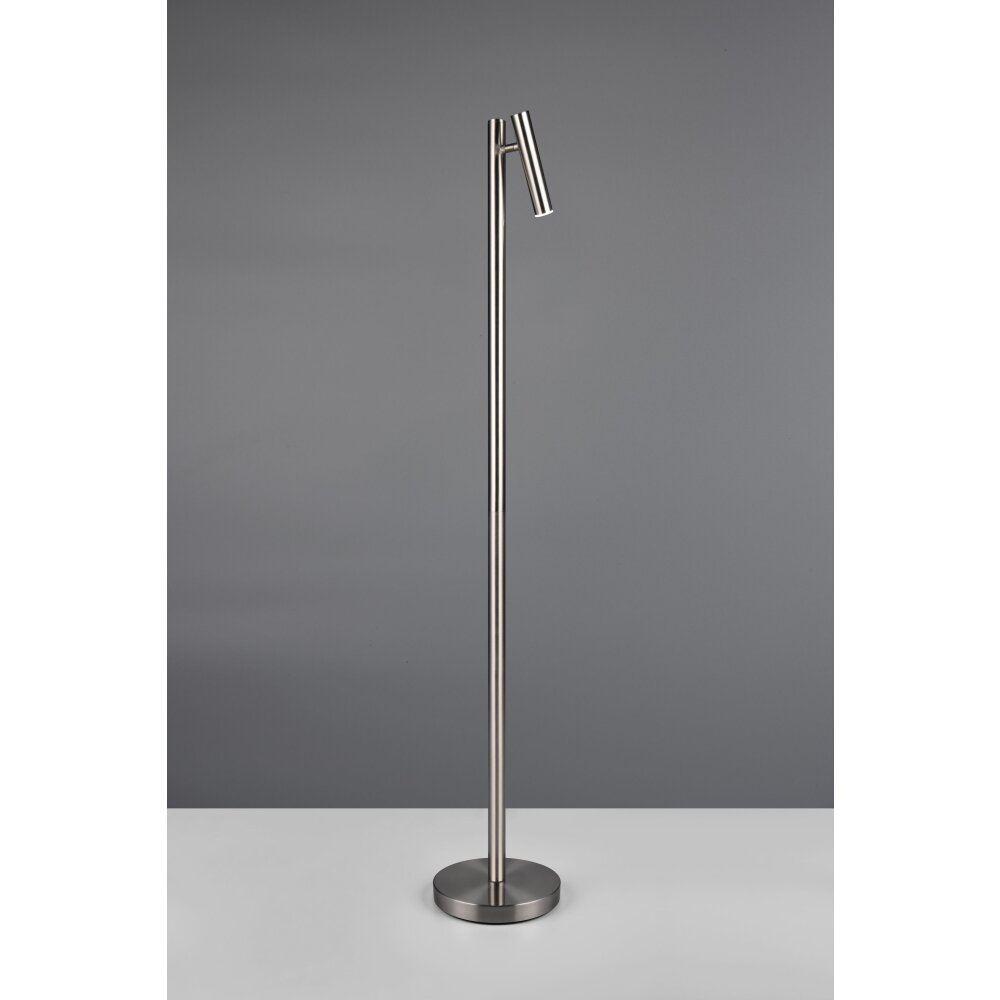 Reality lights Gomez floor lamp LED matt nickel, 1-light source